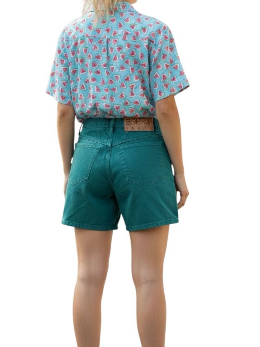 Esprit Teal High-Waist Women’s Shorts